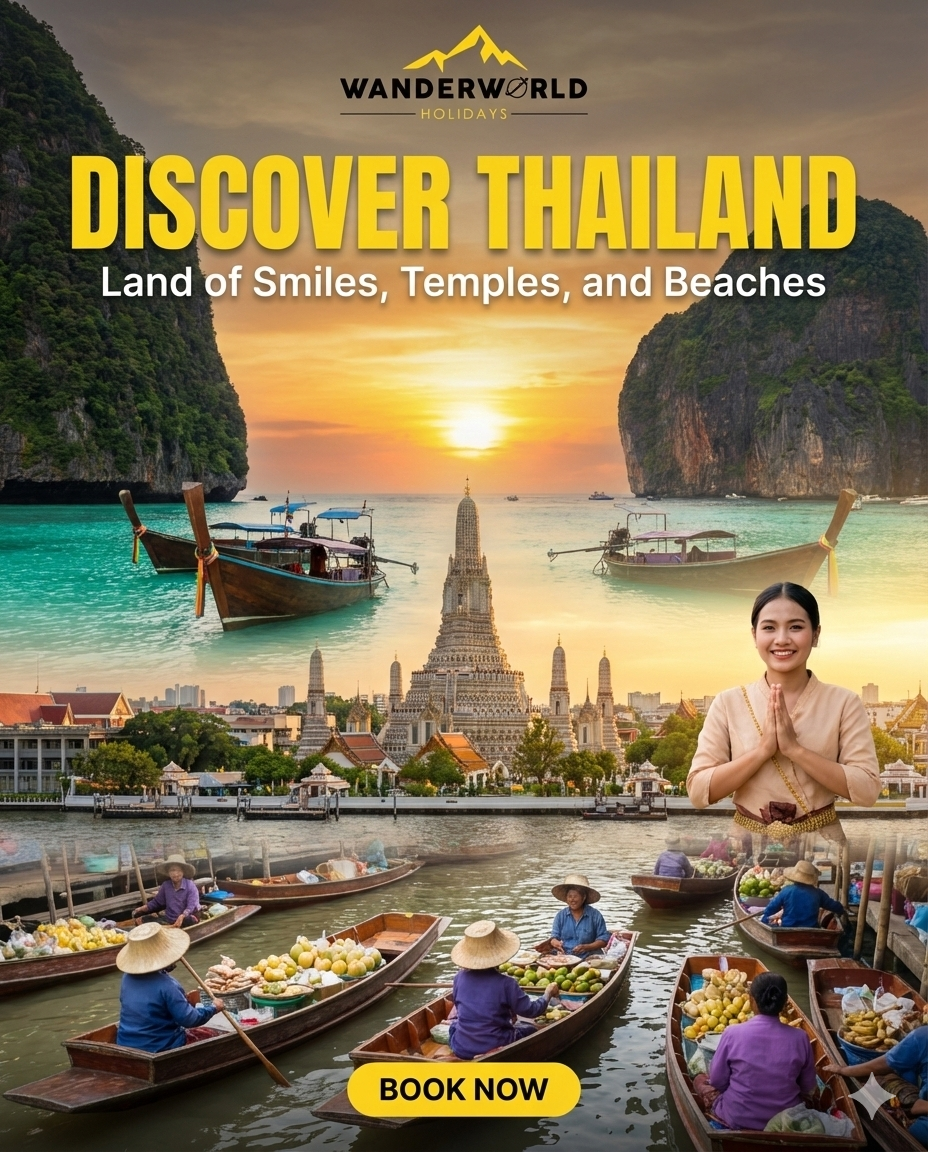 Thailand international tour package from Mumbai