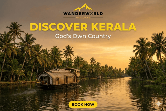 Kerala — GOD'S OWN COUNTRY tour package from Mumbai